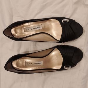 Caparros Black Heels 7.5